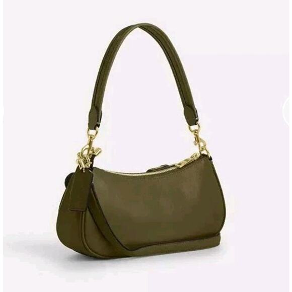 NWT Coach Ashton Baguette Bag CBJ01 Olive Green / Gold - Picture 2 of 6